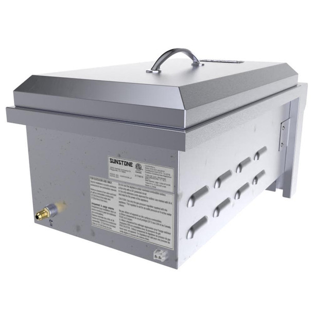 Sunstone Ruby Series 13-Inch Slide in Versa Double Burner Removable Cover W/LED Accent Light