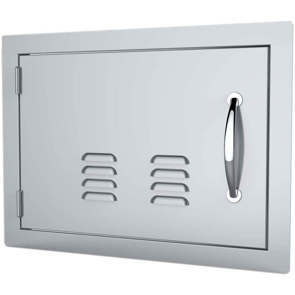 Sunstone Grills Series 20-Inch Stainless Steel Left-Hinge Vented Horizontal Single Access Door
