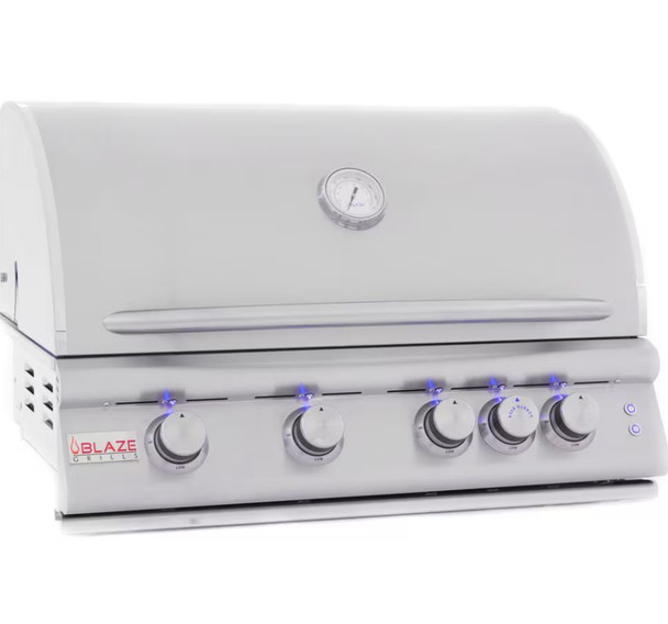 Blaze Blue LED 8 Piece Set for 40-Inch Gas Grills - BLZ-5LTELED-BLUE