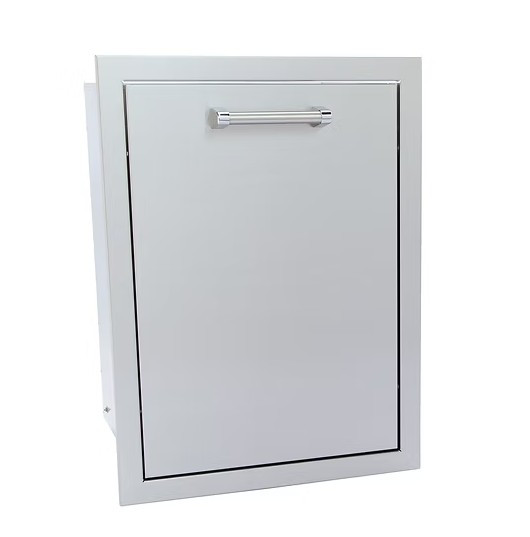 Kokomo Outdoor Kitchen Stainless Steel Trash/Propane Pull-Out SKU: KO-TRHD