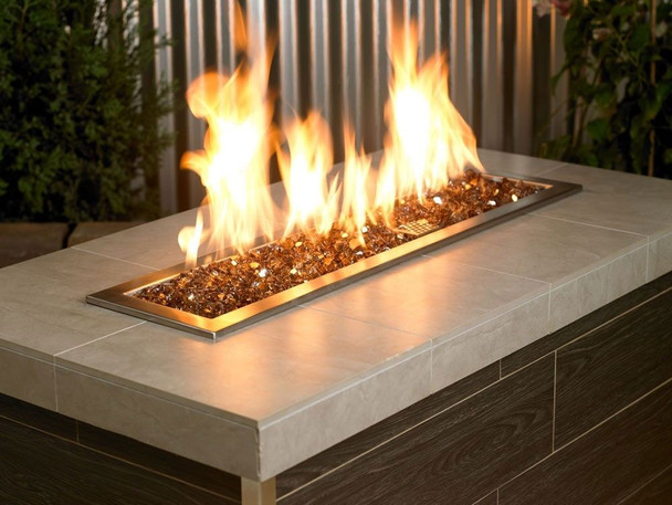 American Fire Glass 1/2" Copper Reflective - AFF-COPRF12-10