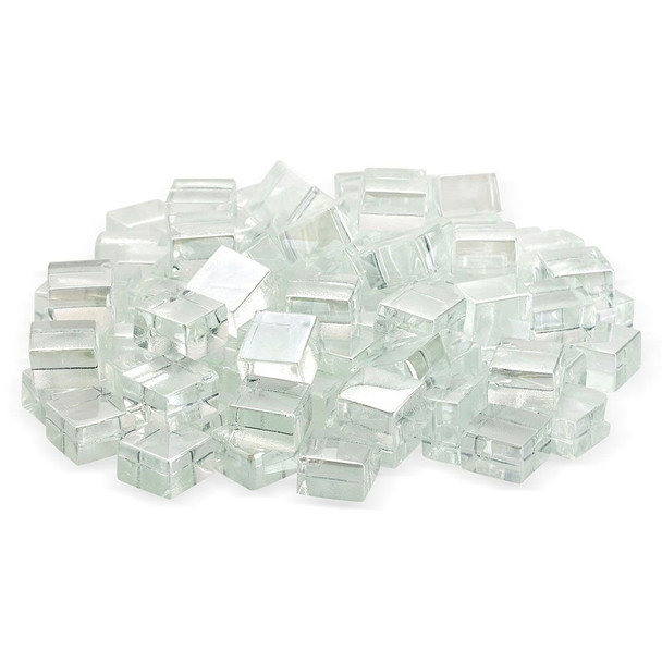 American Fire Glass 1/2" Starfire Luster 2.0 Cubes - AFF-STFRLST12-2-10