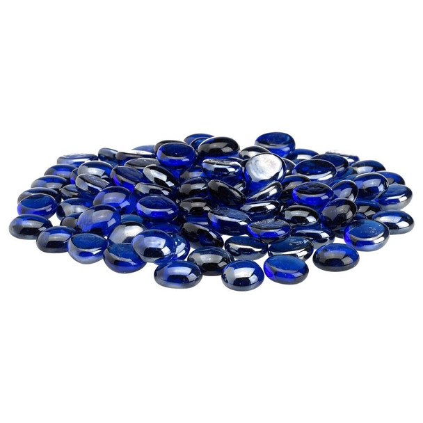 American Fire Glass Royal Blue Luster Beads - FB-ROYLST-10