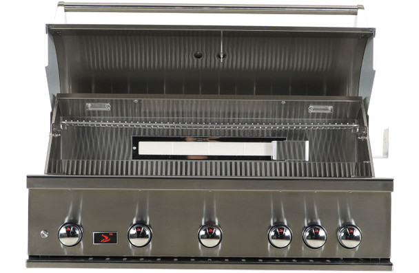 Whistler 5-Burner 104 x 28-Inch Gas Grill Island with Infrared Rear Burner, Sink, Double Side Burner, and Rotisserie Kit