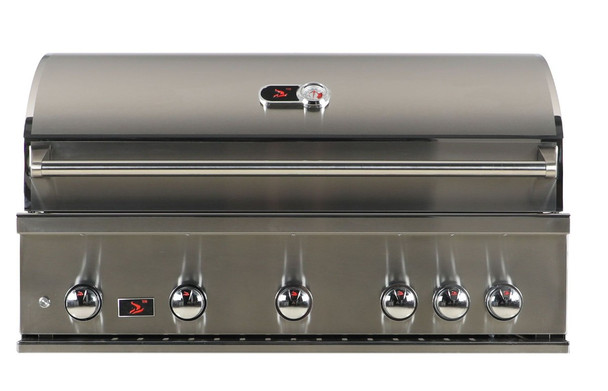 Whistler 5-Burner 104 x 28-Inch Gas Grill Island with Infrared Rear Burner, Double Side Burner, and Rotisserie Kit