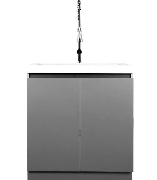 Whistler 4-Burner 127 x 28-Inch Gas Grill Island with Infrared Rear Burner, Sink, Double Side Burner, and Rotisserie Kit - Black Stainless