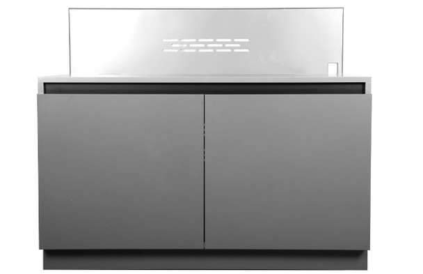 Whistler 5-Burner 172 x 28-Inch Gas Grill Island with Infrared Rear Burner, Refrigerator, Sink, Double Side Burner, and Rotisserie Kit - Black Stainless