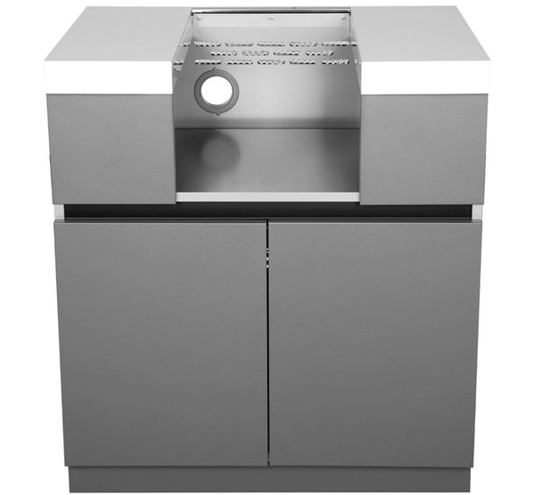 Whistler 4-Burner 164 x 28-Inch Gas Grill Island with Infrared Rear Burner, Refrigerator, Sink, Double Side Burner, and Rotisserie Kit