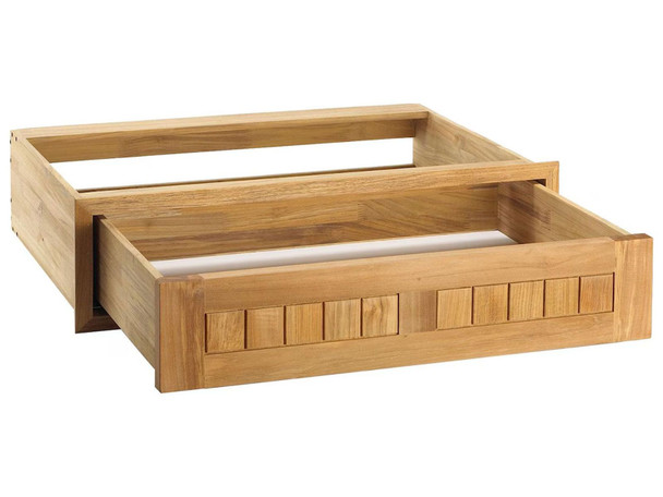 Pacific Teak Millworks 30 Inch Cottage Panel Single Drawer - UD1-30C