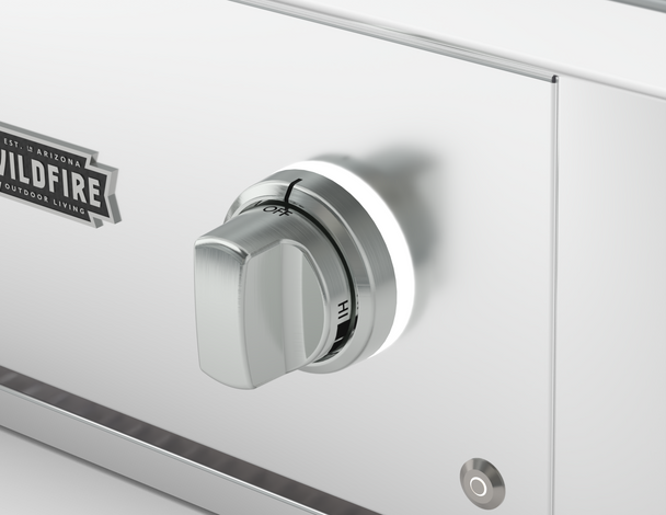 Wildfire Designer Finish Knob - Brushed Stainless Steel - KBX-BS