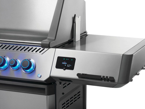 Napoleon Prestige 665 Connected 5-Burner Gas Grill with Infrared Rear Burner, Infrared Side Burner, Rotisserie Kit, WiFi & Bluetooth - P665VXRSIBXSS