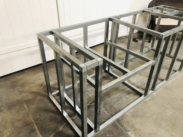 DIY Outdoor Kitchen Open Egg Cutout Kit - Bar Height