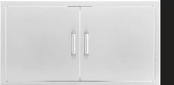 Premium 40" Stainless Steel Double Access Door - BBQ-260-AD40