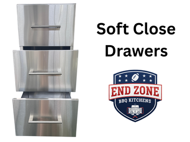 End Zone 18" Triple Drawers (Fully Enclosed)