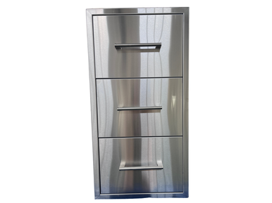 End Zone 18" Triple Drawers (Fully Enclosed)