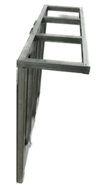 End Zone 4ft Welded Split Bar Counter Kit