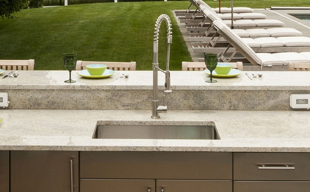 DIY Outdoor Kitchen Medium Sink Cutout Kit (22.75"-29.25" Cutout)