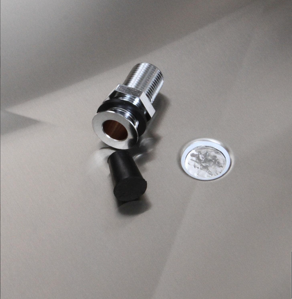 Premium 25-Inch Slide-In Ice Bin  Cooler With Speed Rail & Condiment Holder - BBQ-260-SI