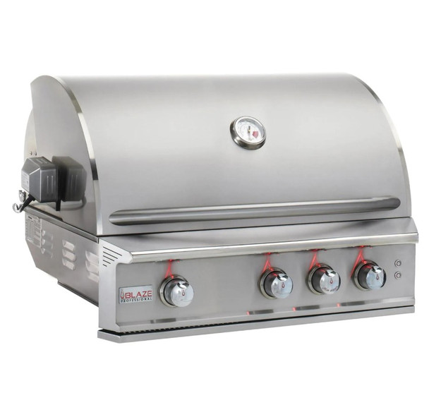 Blaze Professional LUX 34-in 3-Burner Built-In Grill w/ Rotisserie
