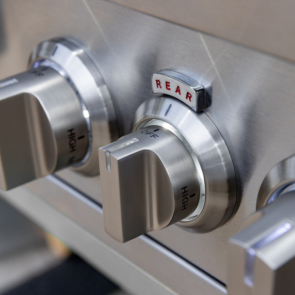 Summerset Sizzler Pro 32-Inch 4-Burner Built-In Grill with Rear Infrared Burner - SZRPRO32