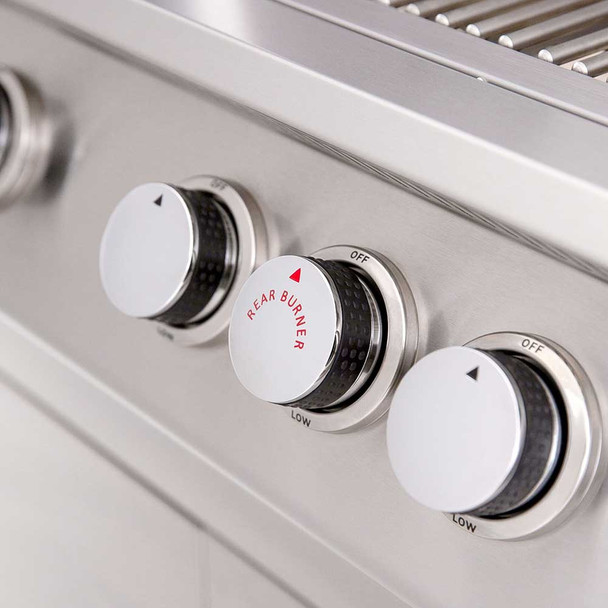 Summerset-Grills-SIZ40-LP-Sizzler-40-Inch-5-Burner-Built-In-Propane-Gas-Grill-with-Rear-Infrared-Burner-Knobs-Detail