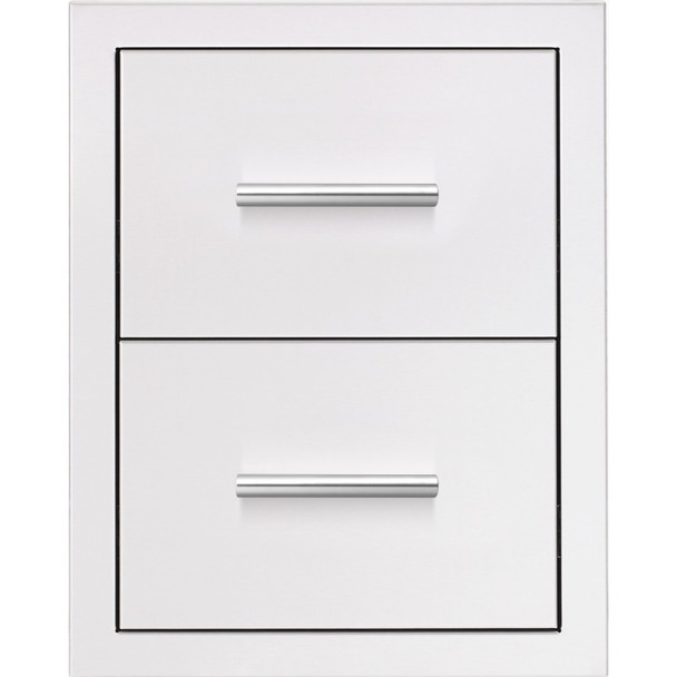 Summerset Grills 17-Inch Stainless Steel Double Access Drawer