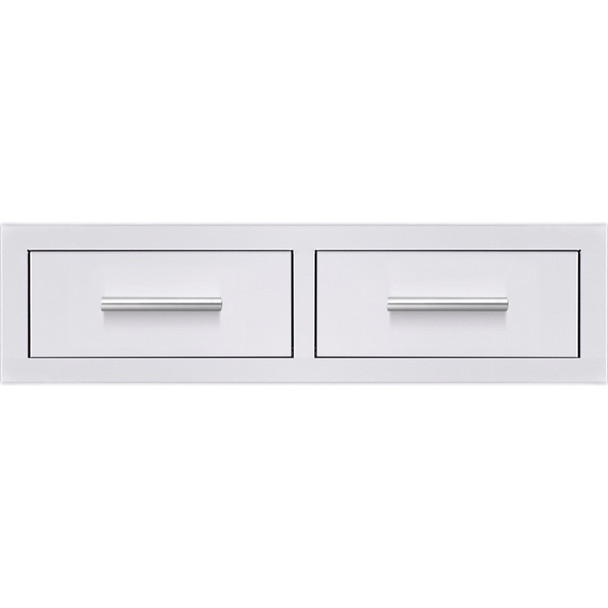 Summerset 32-Inch Stainless Steel Horizontal Double Access Drawer