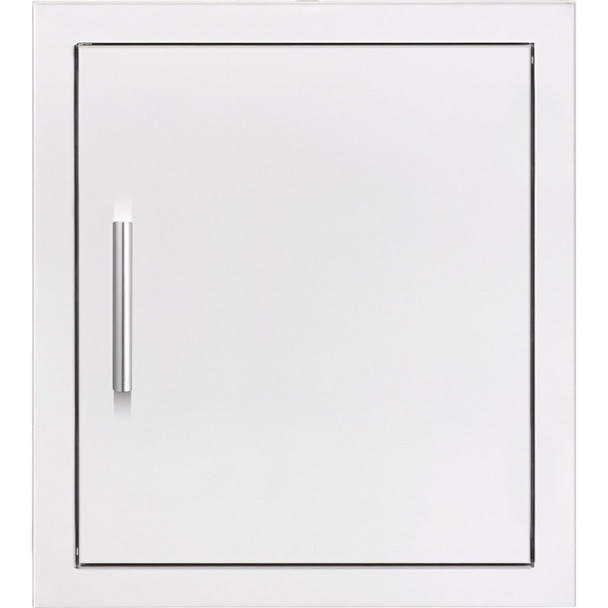 Summerset 16-Inch Stainless Steel Reversible Vertical Single Access Door w/Hidden Hinge - DV-16