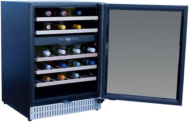 Summerset 24 Inch Outdoor Rated Dual Zone Wine Cooler - RFR-24WD