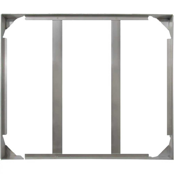 Blaze 14 3/4 Inch Ceramic Pizza Stone With Stainless Steel Tray - BLZ-PZST