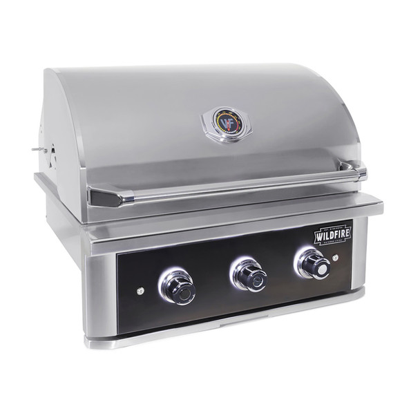 Wildfire Ranch PRO 30-Inch Black 304 Stainless Steel Gas Grill