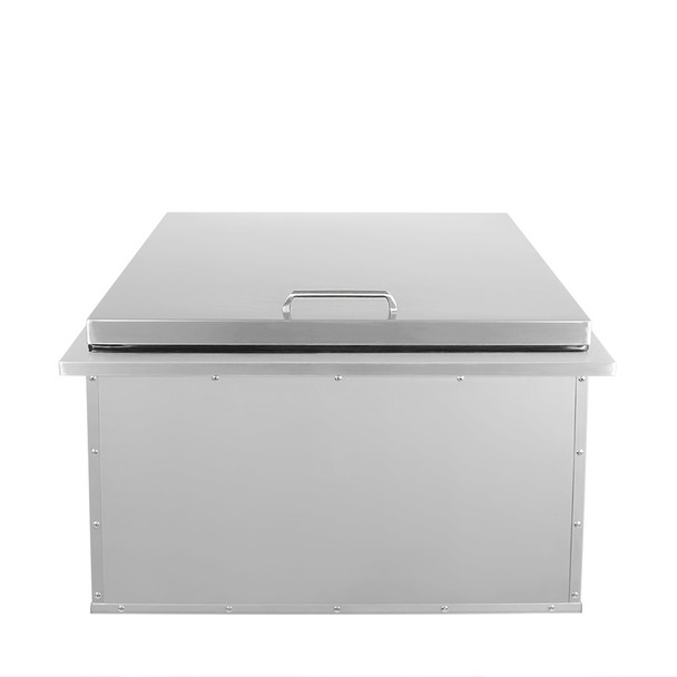Wildfire 25-Inch Stainless Steel Drop-In Ice Chest with Lid