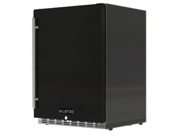 Wildfire 24-Inch 5.3 Cu. Ft. Black Stainless Steel Outdoor Refrigerator