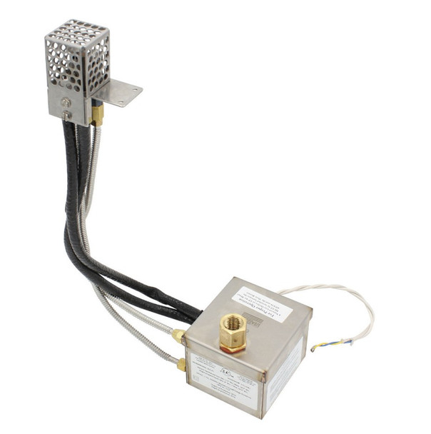 American Fire Products 30" Round Stainless Steel Flat Pan with AWEIS System (18" Ring) - Whole House Propane - SS-RFPAWEIS-P-30