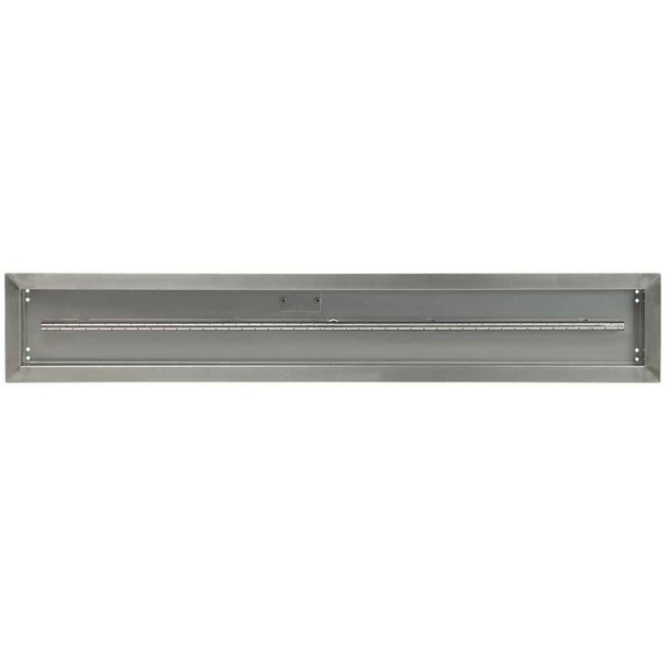 American Fire Products 48" x 6" Stainless Steel Linear Drop-In Pan - SS-LCB-48