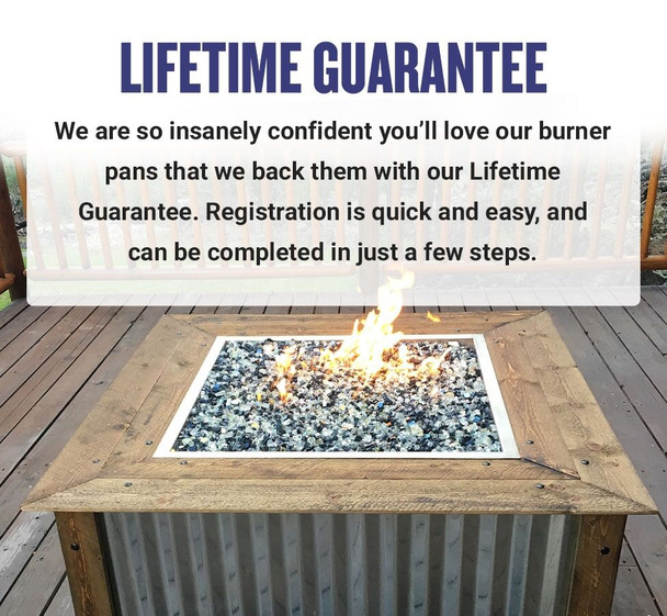 American Fire Products 60" x 6" Oil Rubbed Bronze Linear Drop-In Fire Pit Pan