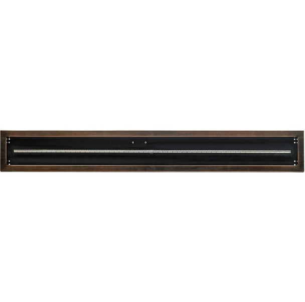 American Fire Products 60" x 6" Oil Rubbed Bronze Linear Drop-In Fire Pit Pan