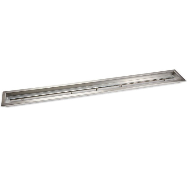 American Fire Products 72" x 6" Stainless Steel Linear Drop-In Pan - SS-LCB-72