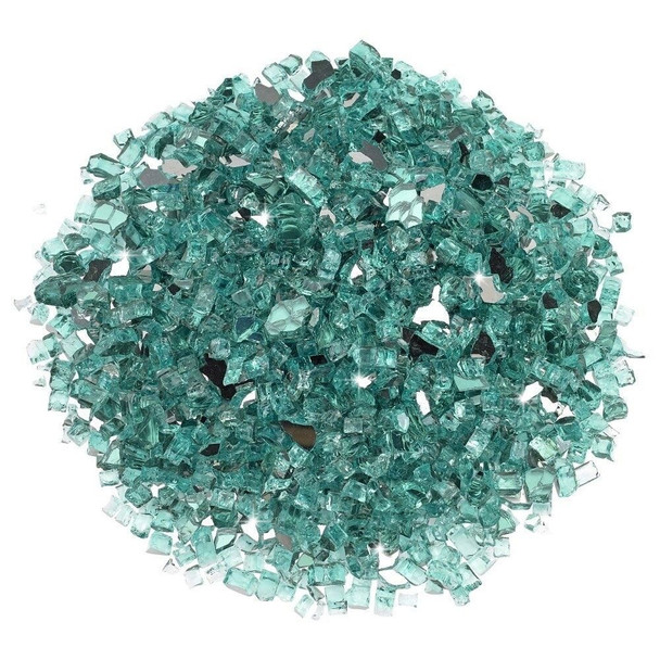 American Fire Glass 1/4" Azuria Reflective - AFF-AZBLRF-10