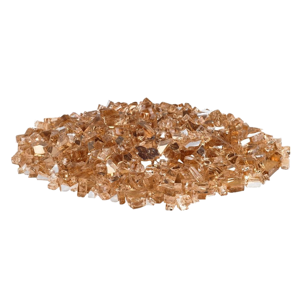 American Fire Glass 1/4" Champagne Reflective - AFF-CHAMRF-10