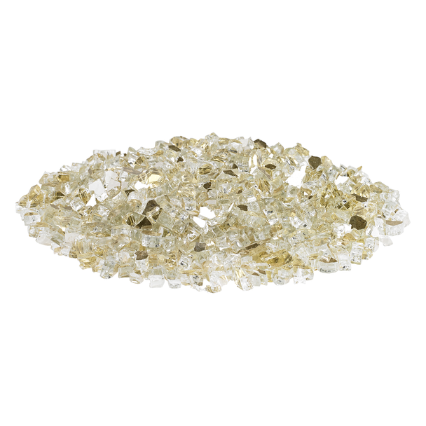 American Fire Glass 1/4" Gold Reflective - AFF-GDRF-10