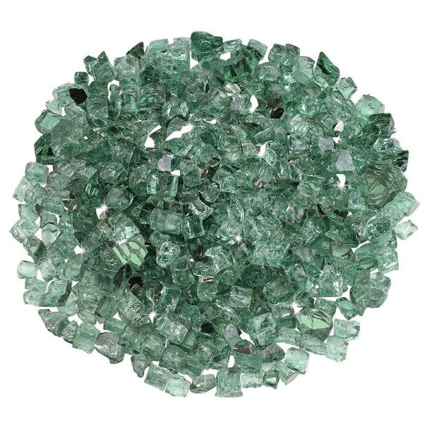 American Fire Glass - 1/2" Evergreen Reflective AFF-EVGRRF12-10