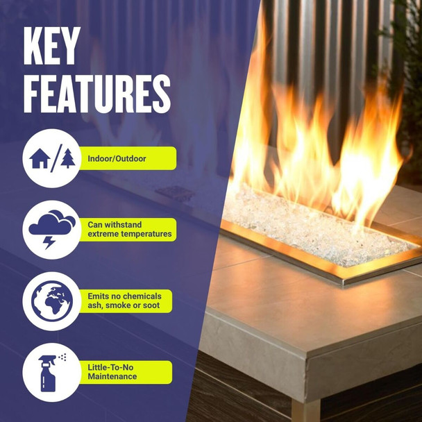 American Fire Glass 1/4" Bronze - AFF-BRZ-10