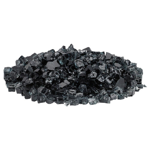 American Fire Glass 1/2" Black - AFF-BLK12-10