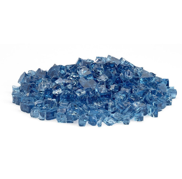 American Fire Glass 1/2" Pacific Blue - AFF-PABL12-10