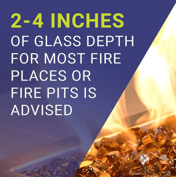 American Fire Glass 1/2" Copper - AFF-COP12-10