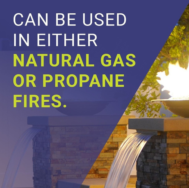 American Fire Glass 1/2" Clear - AFF-CLR12-10