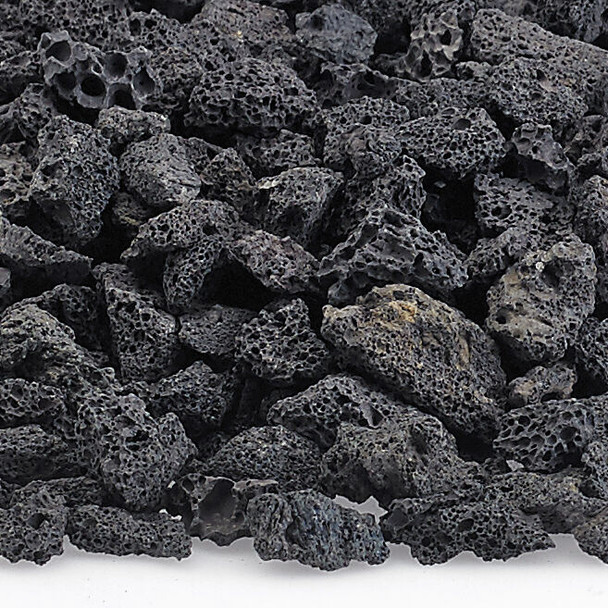 American Fire Products Small Black Lava Rock 10 Pounds - LAVA-S-10