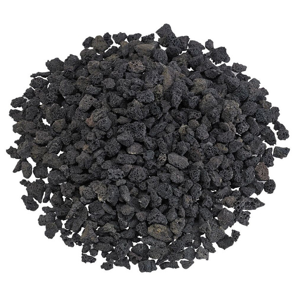 American Fire Products Small Black Lava Rock 10 Pounds - LAVA-S-10