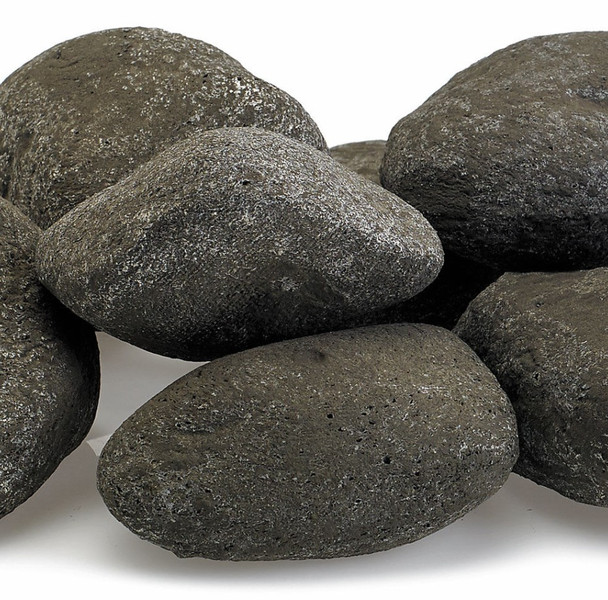 American Fire Products Thunder Gray Lite Stones Set - 15 Stone Set - AFG-LSTONE-TG-15